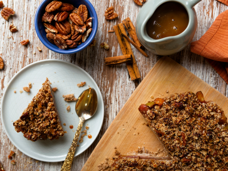 Caramel Apple Pecan Streusel Pie Recipe Test Food Kitchen