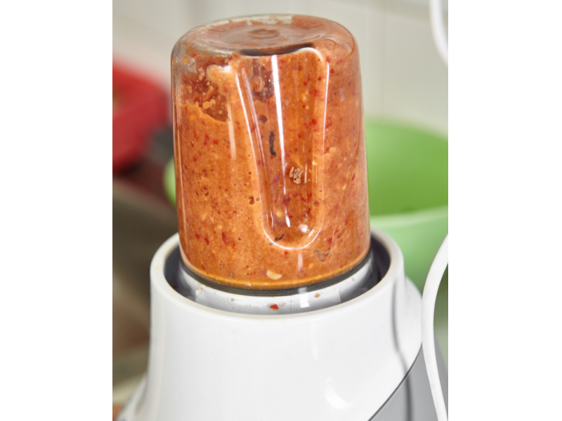 Pureeing the Sauce with a Blender or Food Processor