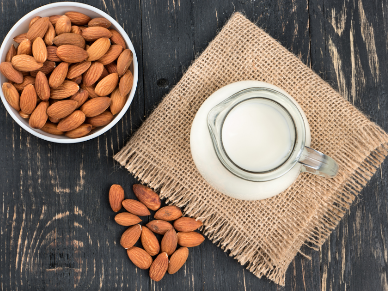 Use Room Temperature or Warmed Almond Milk