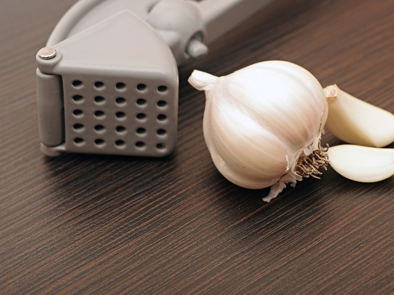 Use a Garlic Peeler