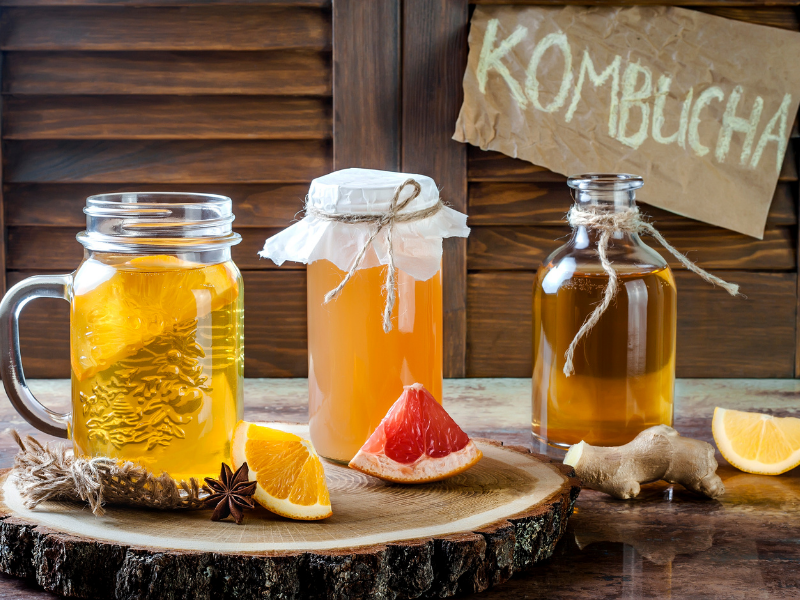 How to Make Kombucha (Without Starter Tea)