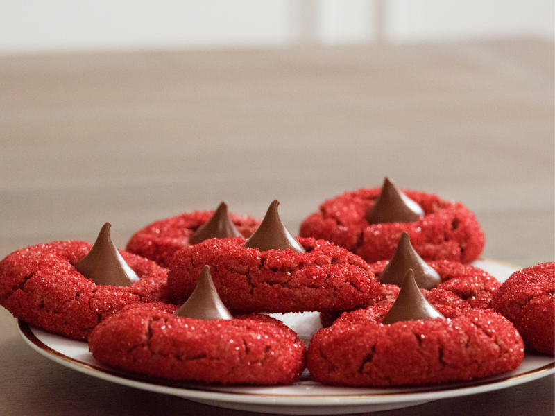 Red Velvet Blossom Cookies Recipe