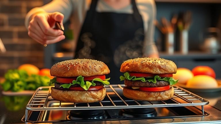 How to Broil Hamburgers Without a Broiler Pan