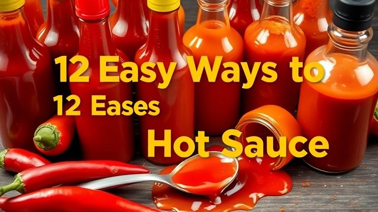 12 Easy Ways to Thicken Hot Sauce