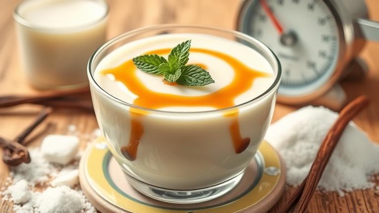 how many calories are in milk pudding?