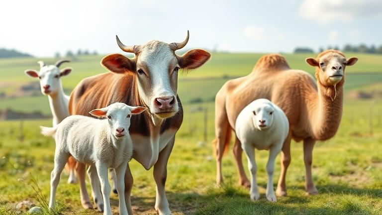 what animals produce milk?