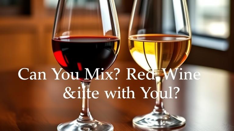 can you mix red wine with white wine?