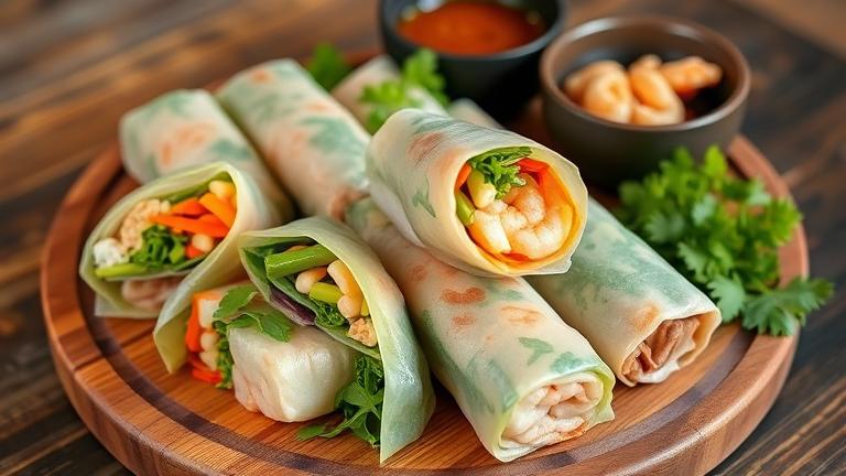 are spring rolls always vegetarian?