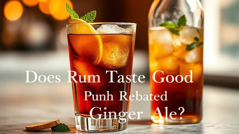 does rum taste good with ginger ale?