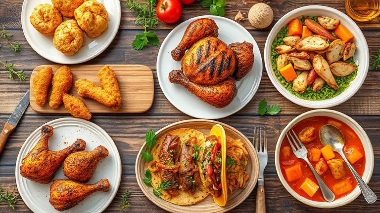 what are some different ways to cook chicken?