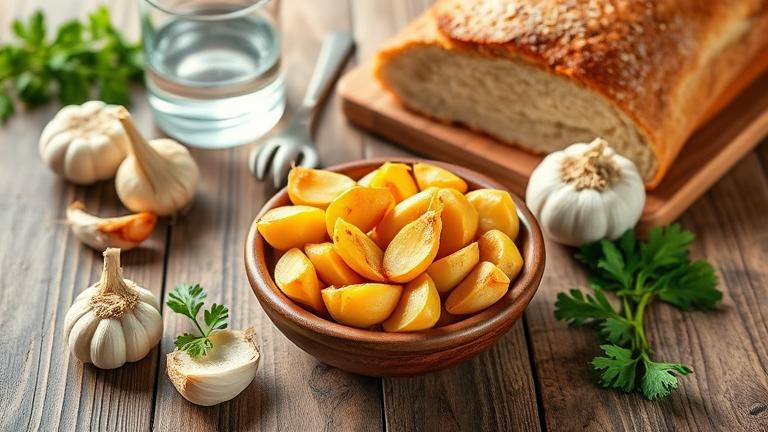 what are the benefits of eating roasted garlic?