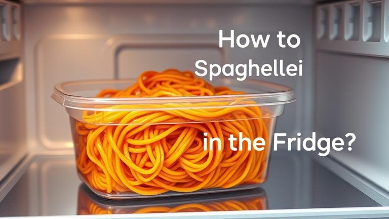 how long does spaghetti last in the fridge?