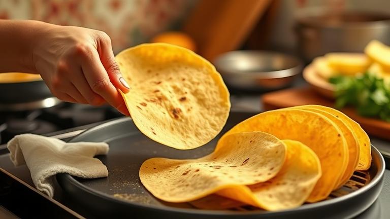 how to soften corn tortillas for enchiladas?