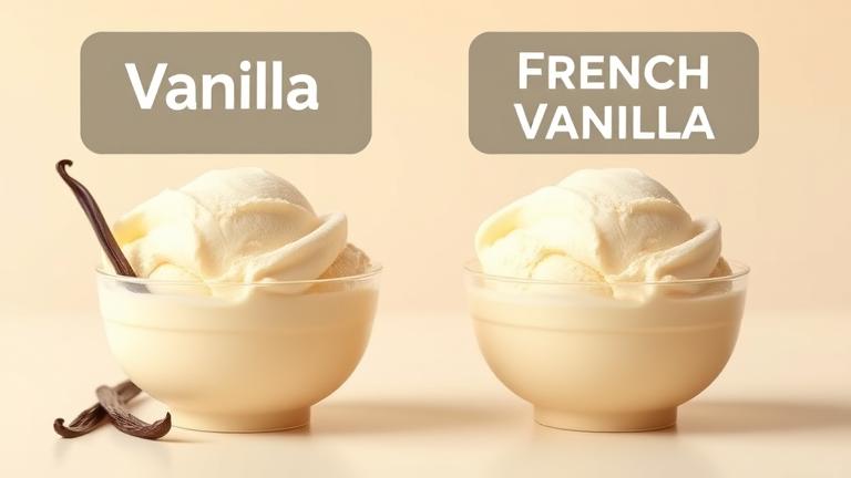 what is the difference between vanilla and french vanilla flavor