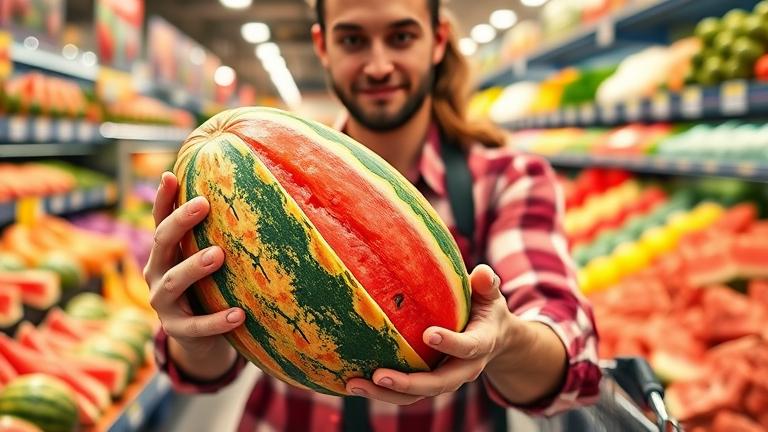 how do you pick a good watermelon at the supermarket?