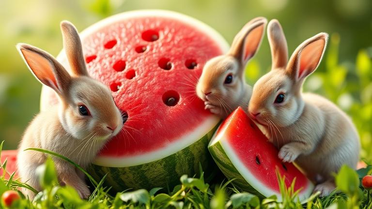 can bunnies have watermelon?