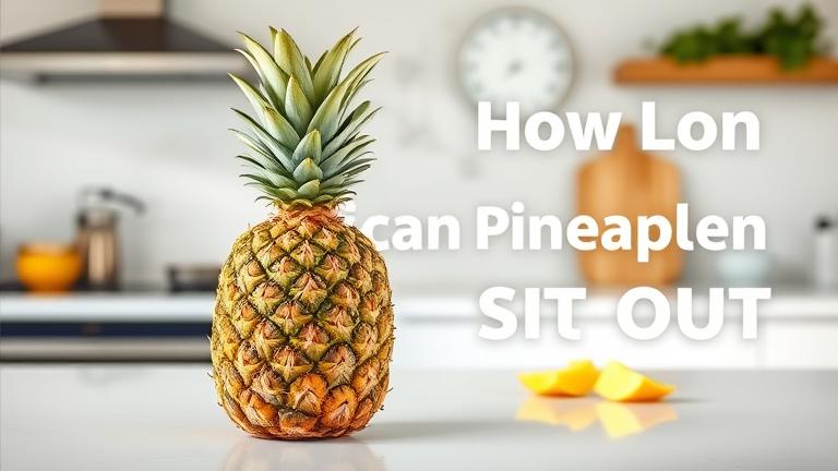 How Long Can Cut Pineapple Sit Out