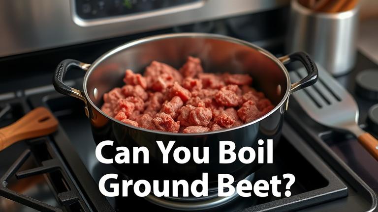 can you boil ground beef?