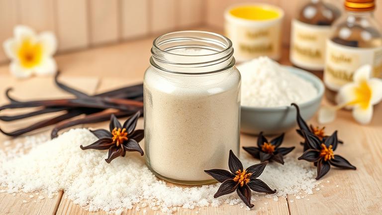 what is vanilla sugar made of?