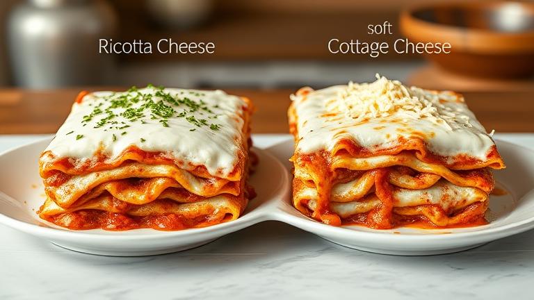 is lasagna better with ricotta or cottage cheese?