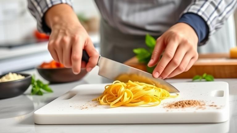 how to cut oven ready lasagna noodles?