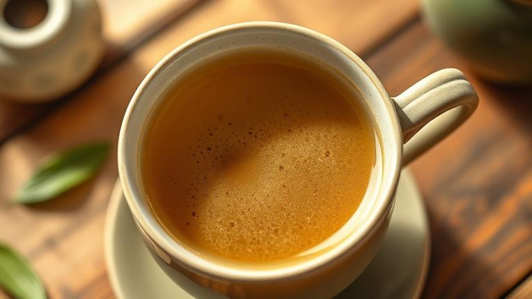 why is my green tea brown?