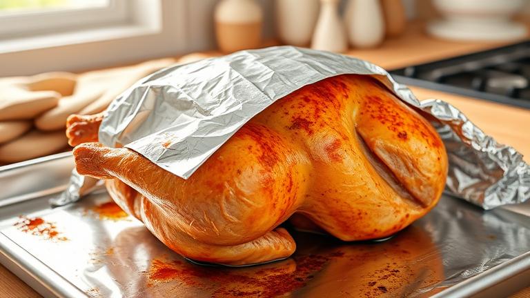should i cover chicken with foil when roasting? - Test Food Kitchen