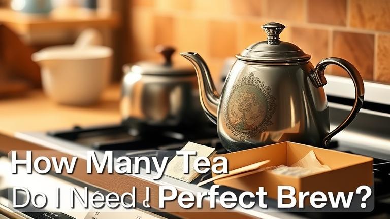 how many tea bags do i need for a teapot brewed tea?