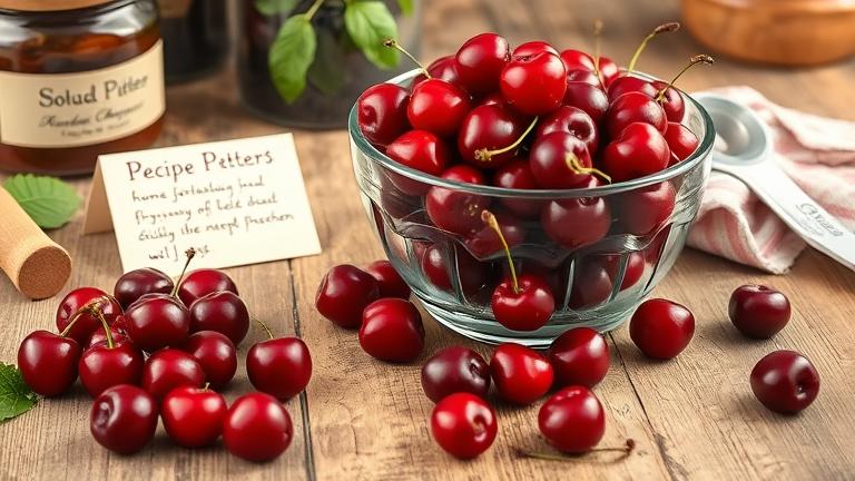 how do you preserve fresh sour cherries?
