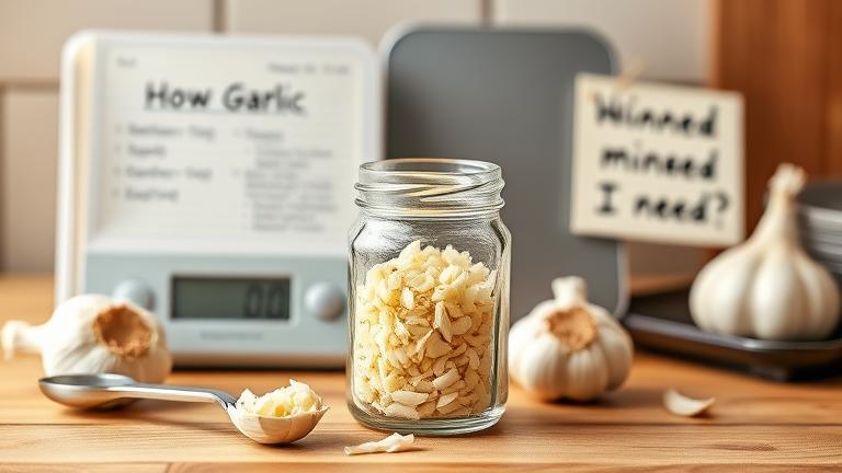 how much minced garlic do i need?