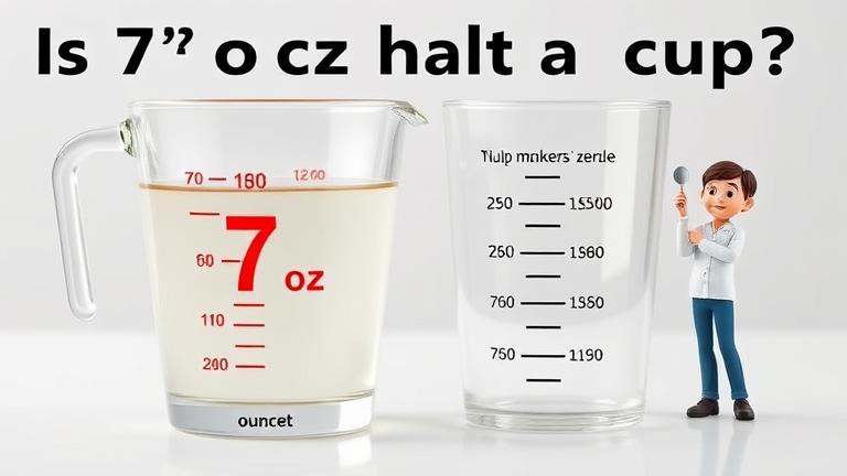 is 7 oz half a cup? - Test Food Kitchen