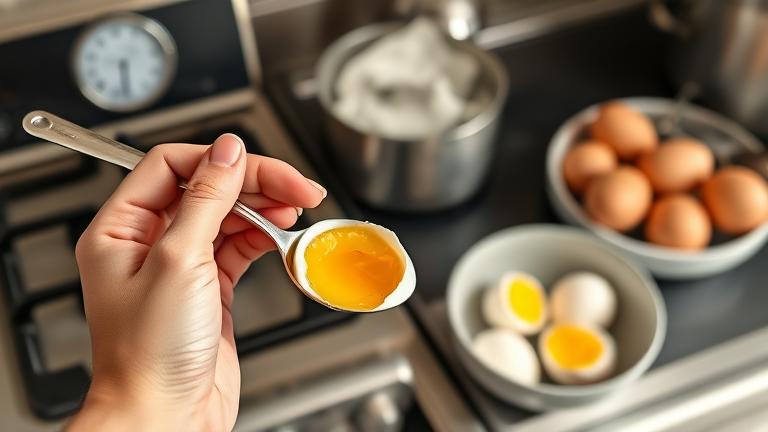 how to check if a hard boiled egg is done?