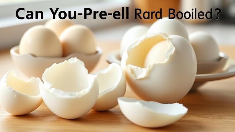 can you pre peel hard boiled eggs?