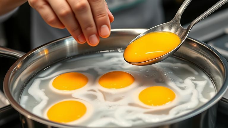 how do restaurants poach eggs?