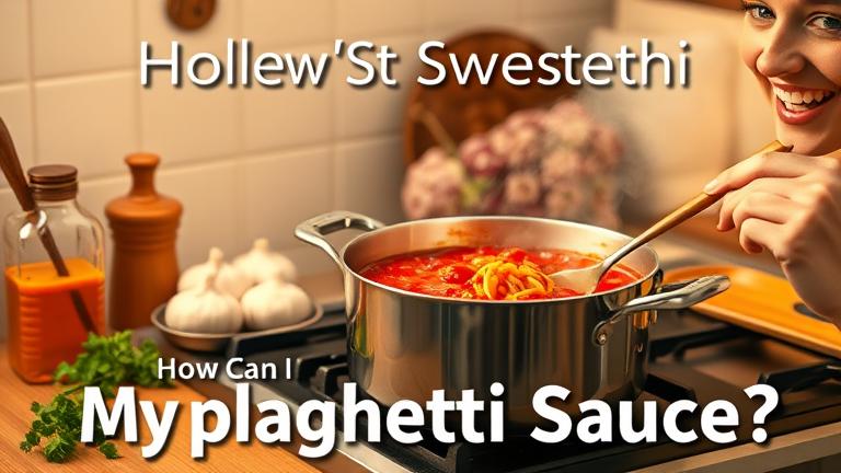 how can i sweeten my spaghetti sauce?