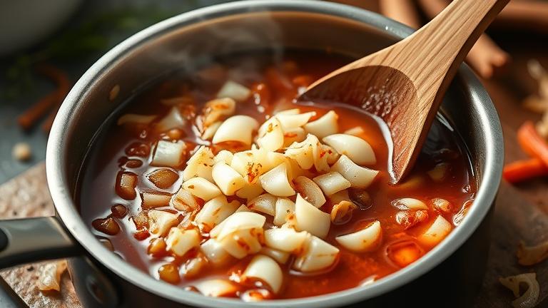 how long do onions take to cook in a sauce?