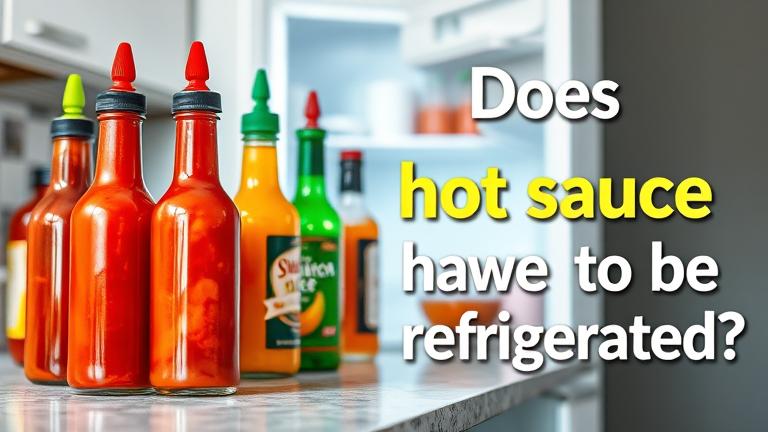 does hot sauce have to be refrigerated?