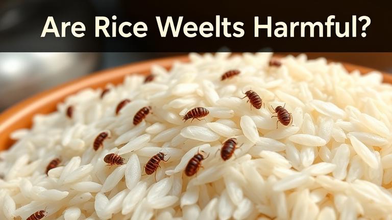 are rice weevils harmful?