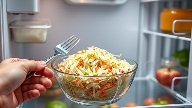 how long can coleslaw last in the fridge?