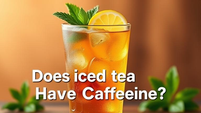 does iced tea have caffeine?
