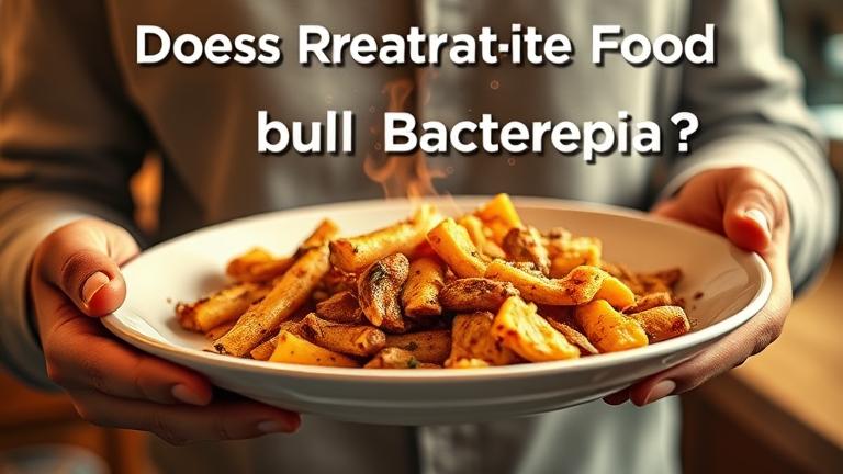 does reheating food kill bacteria?