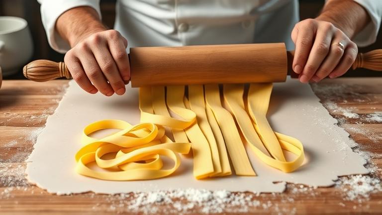 how thick should pappardelle be?