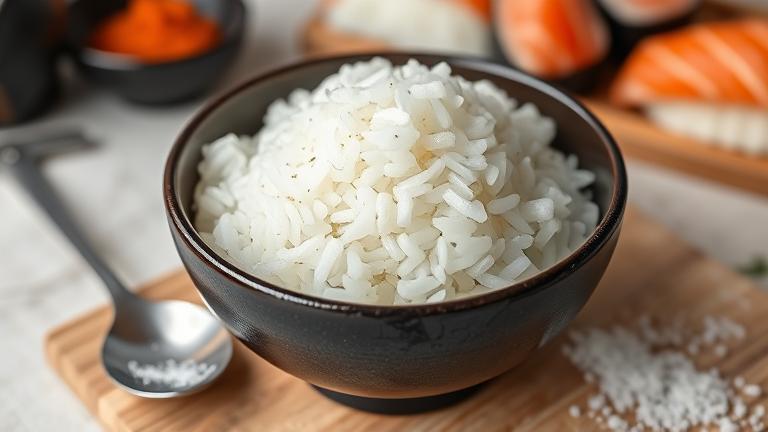does sushi rice have sugar?