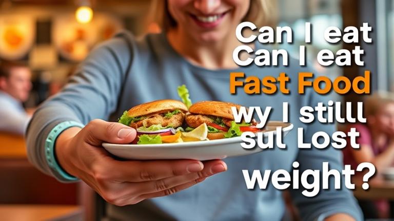 can i eat fast food and still lose weight?