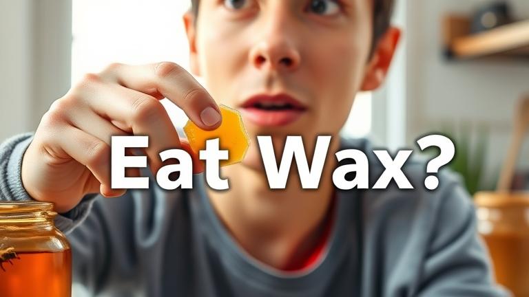can you eat wax?