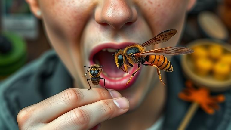 can you eat wasps?