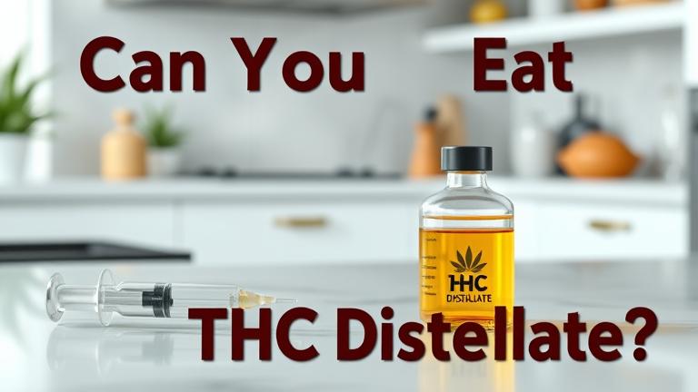 can you eat thc distillate?