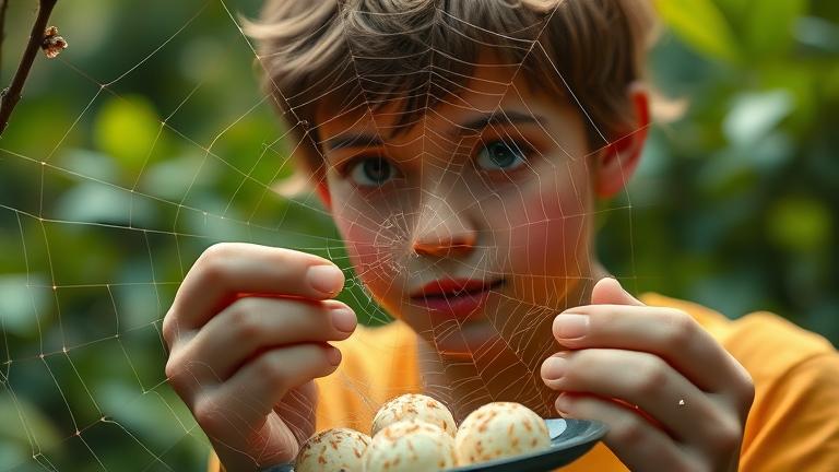 can you eat spider webs?