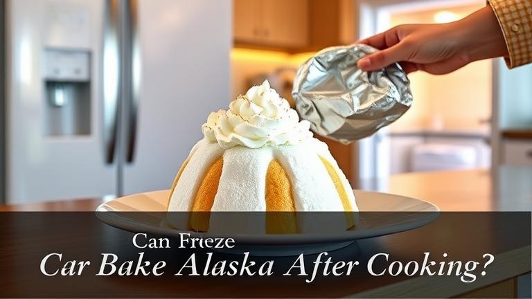 can you freeze baked alaska after cooking?
