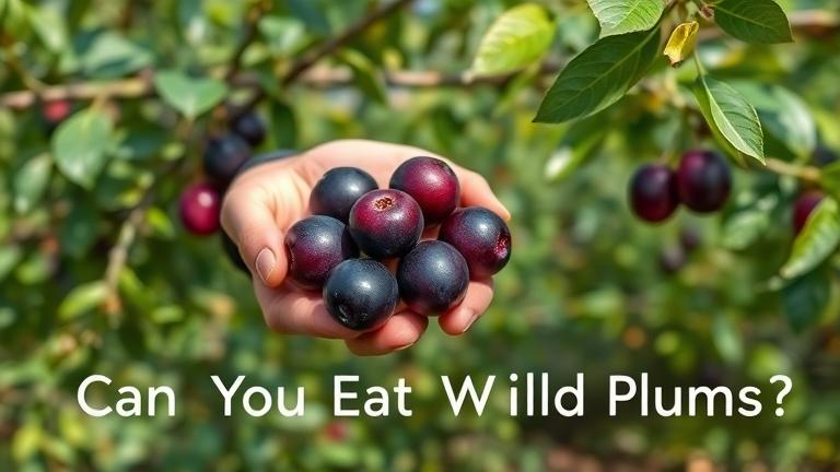 can you eat wild plums?